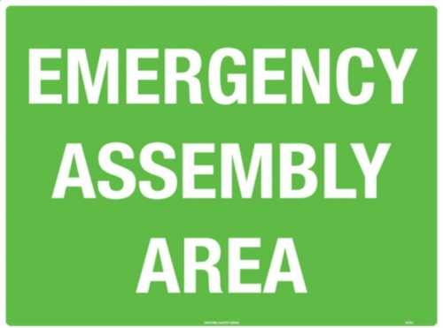 300x225mm - Metal - Emergency Assembly Area