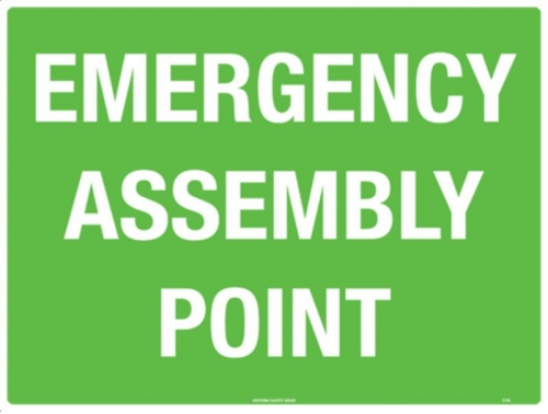 450x300mm - Poly - Emergency Assembly Point