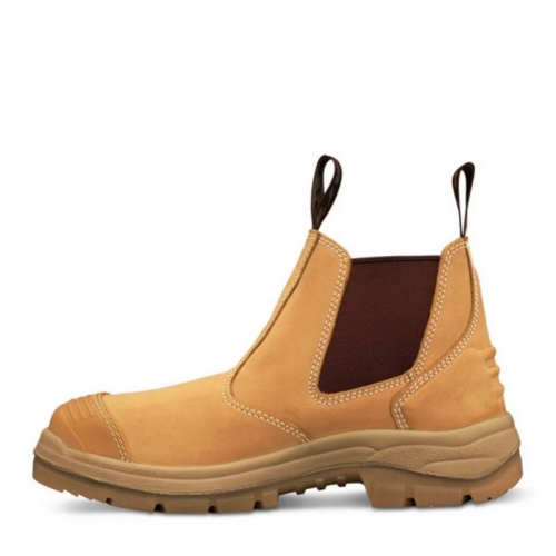 Elastic sided steel cap boot - Wheat