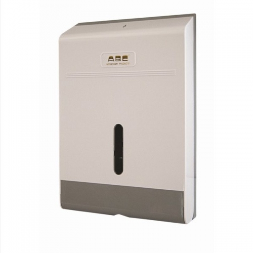 Compact Towel, Lockable White Plastic With Window