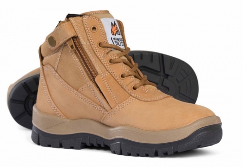 Non-Safety Zip Sided Boot - Wheat