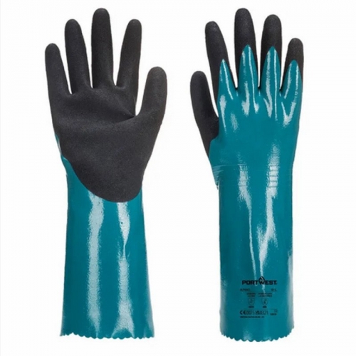 Sandy Grip Lite Gauntlet Glove Chemical Resistant