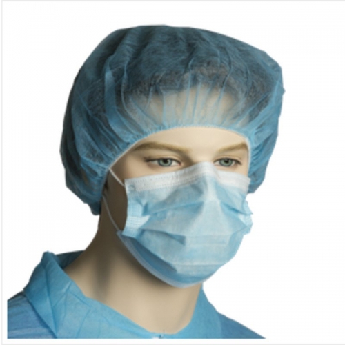 Bastion Polypropylene Surgical Face Mask - Blue - Earloops