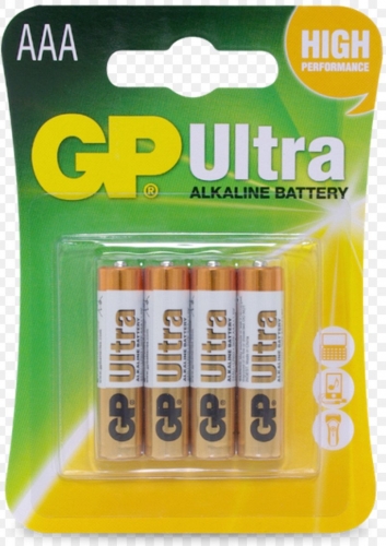 GP Ultra Alkaline AAA-Card 4