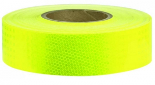 50mm x 45.7mtr - Class 1 AVERY Reflective Tape - Lime Green