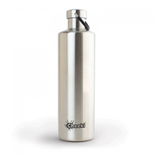 Cheeki Bottle 1L Insulated Classic - Silver