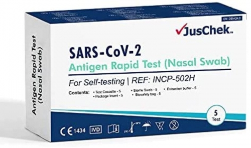 Jusckek Covid-19 Rapid Antigen Test Nasal Swab