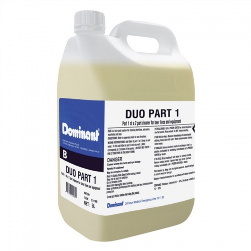 Duo part 1 of a 2 part cleaner for beer lines and equipment