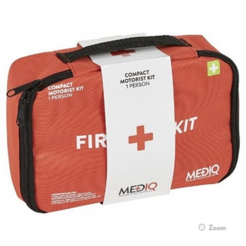 MEDIQ - Essential First Aid Kit compact Motorist in Orange Soft Pack