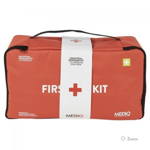 MEDIQ - Essential First Aid Kit Workplace Soft Pack 1-25 Persons High Risk