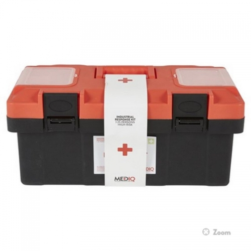 MEDIQ - Essential First Aid Kit Workplace Tackle Box 1-25 Persons High Risk