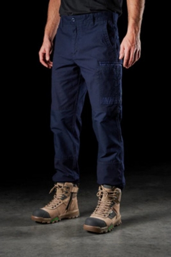 FXD Mens WP3 360 Stretch Cotton Work Pants - Navy