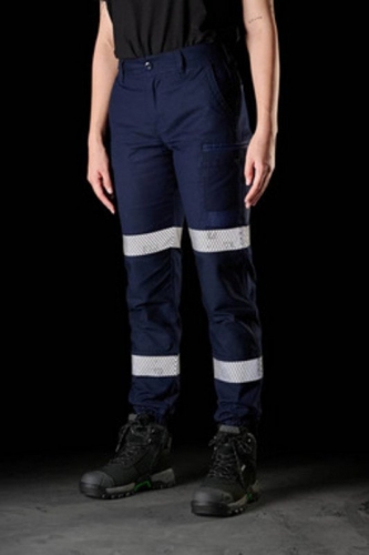 FXD Womens WP4WT Taped Cuffed Work Pants - Navy