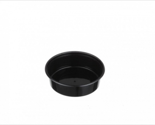 220ml Round Base Black Container