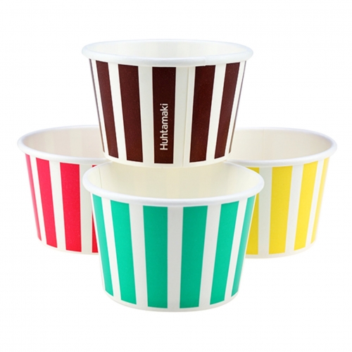 8oz Candy Stripe Ice Cream Paper Cup