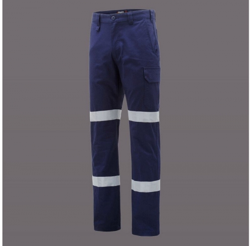 King Gee Mens Stretch BioMotion Cargo Pants - Navy