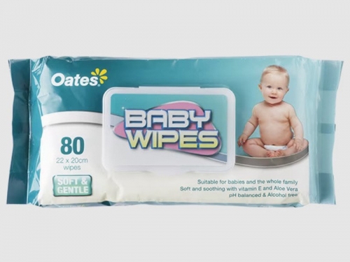 Oates Baby Wipes 80pk