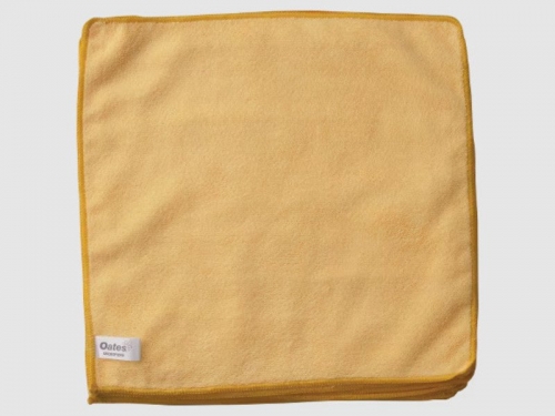 Oates Value Microfibre Cloths 10pk- Yellow