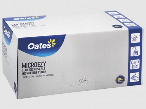Oates Microezy Semi-Disposable Microfibre Cloth- Blue
