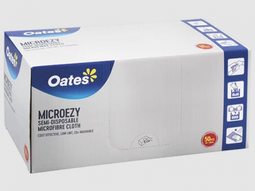 Oates Microezy Semi-Disposable Microfibre Cloth- Red