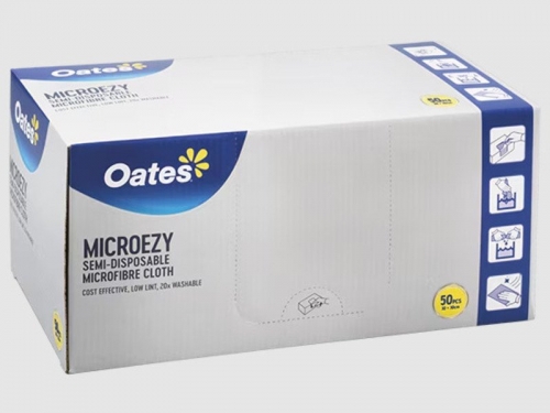 Oates Microezy Semi-Disposable Microfibre Cloth- Yellow