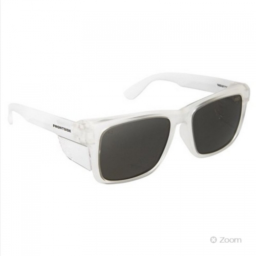 Frontside Smoke Lens with Clear Frame