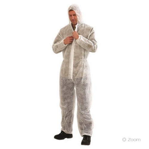 Disposable PP Coverall - White