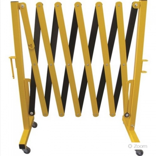 Expandable Barrier Yellow Black 400mm to 3450mm