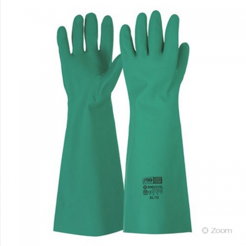 Pro Green Nitrile Gauntlet Glove