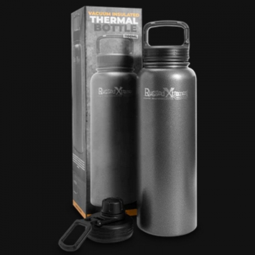 Rugged Xtremes - Stainless Steel Vaccum Insulated Thermal Bottle - 1100ml