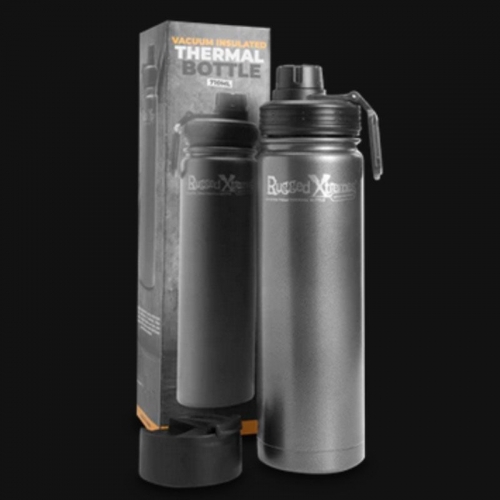 Rugged Xtremes - Stainless Steel Vaccum Insulated Thermal Bottle - 710ml