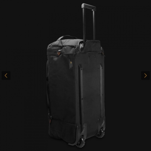 Rugged Xtremes - Essentials Wheeled Gear Bag - Canvas - Black