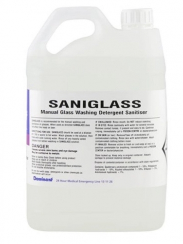 Saniglass Sanitiser Manual Glass
