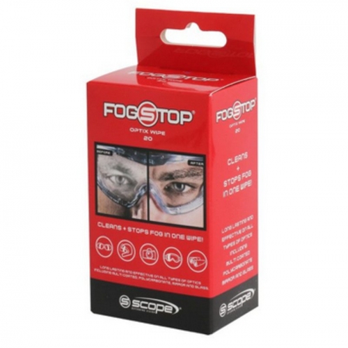 Scope Fog Stop Optix Wipes / Pack 20