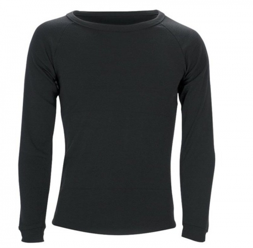 Sherpa Long Sleeve Thermal Shirt - Black