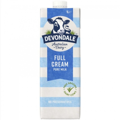 Devondale Farm Uht 1Litre Full Cream 10ctn