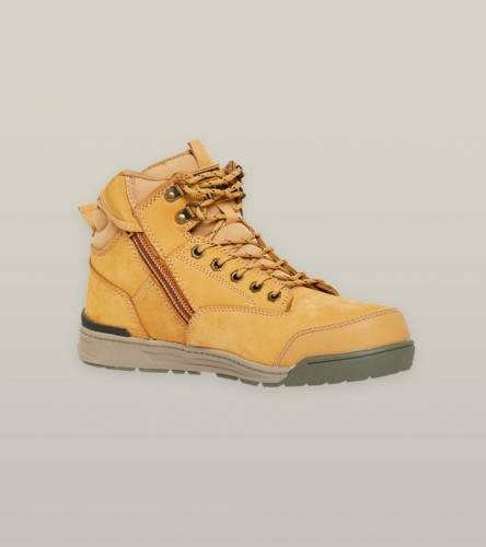 Mens 3056 Lace Zip Boot - Wheat
